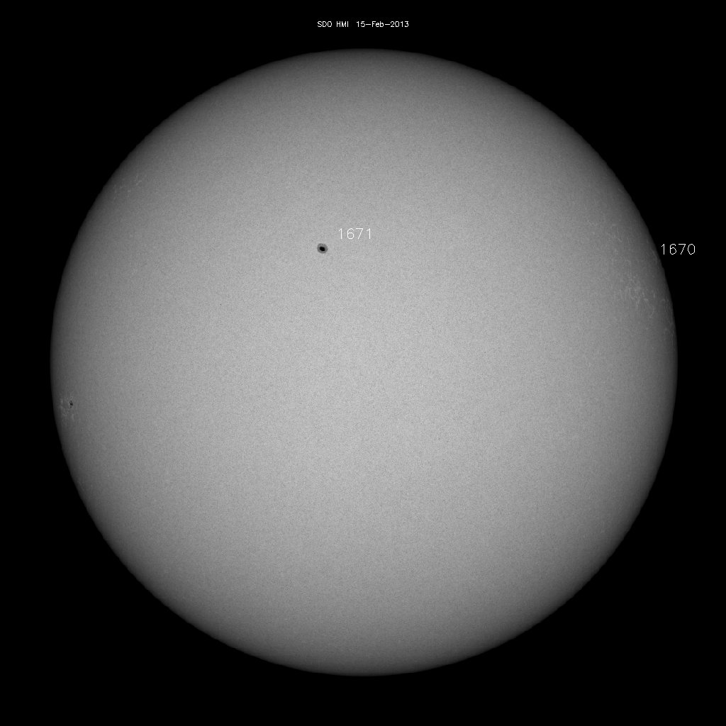 Sunspot regions