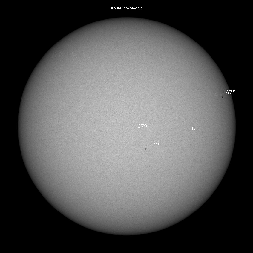 Sunspot regions