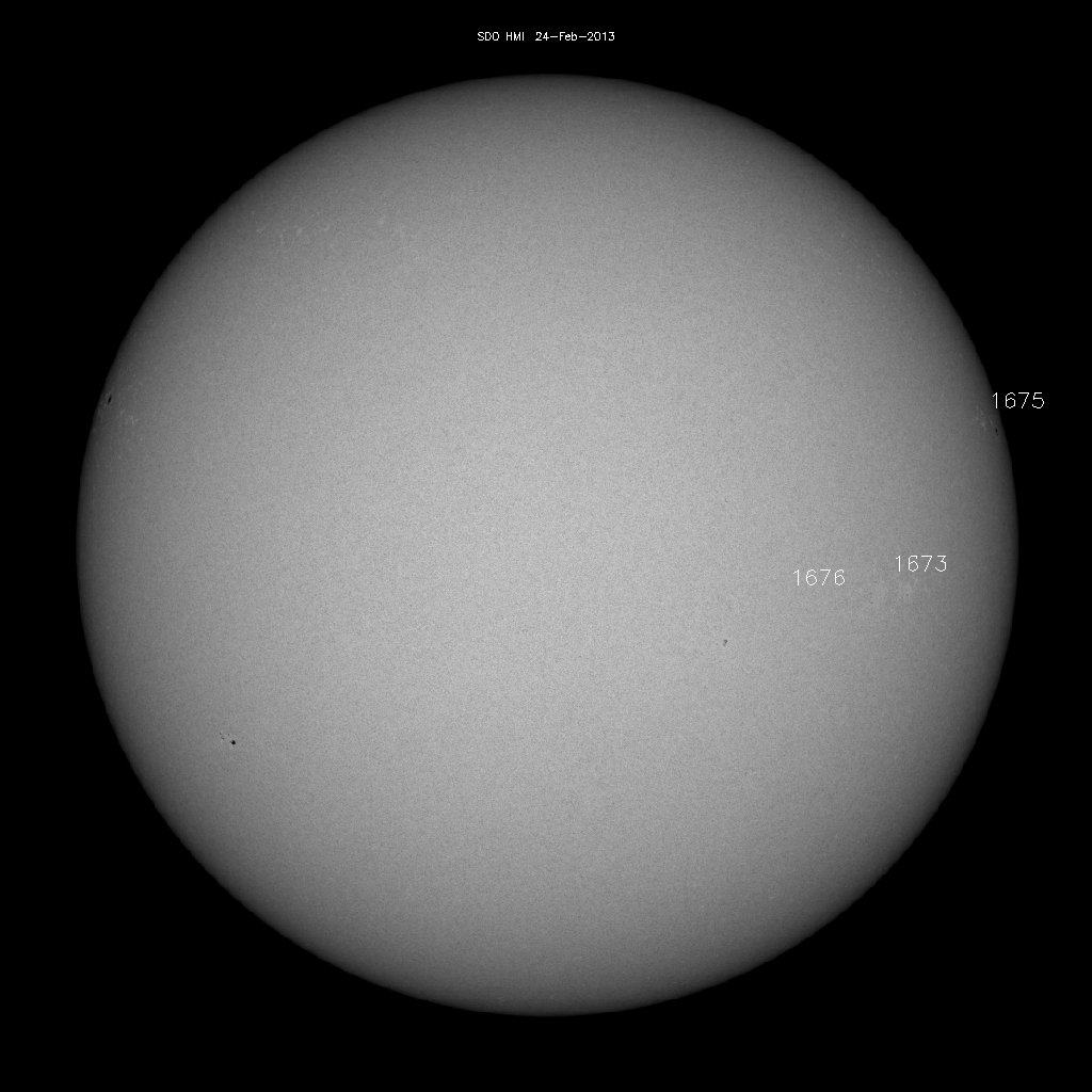 Sunspot regions