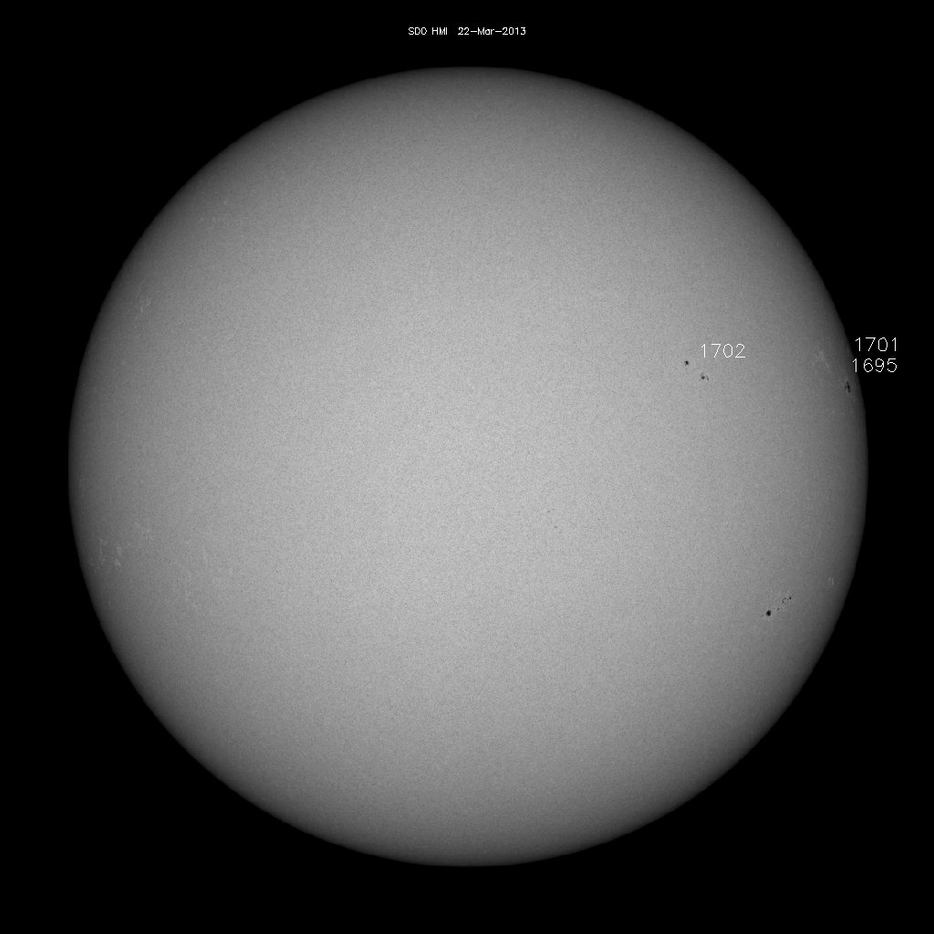 Sunspot regions