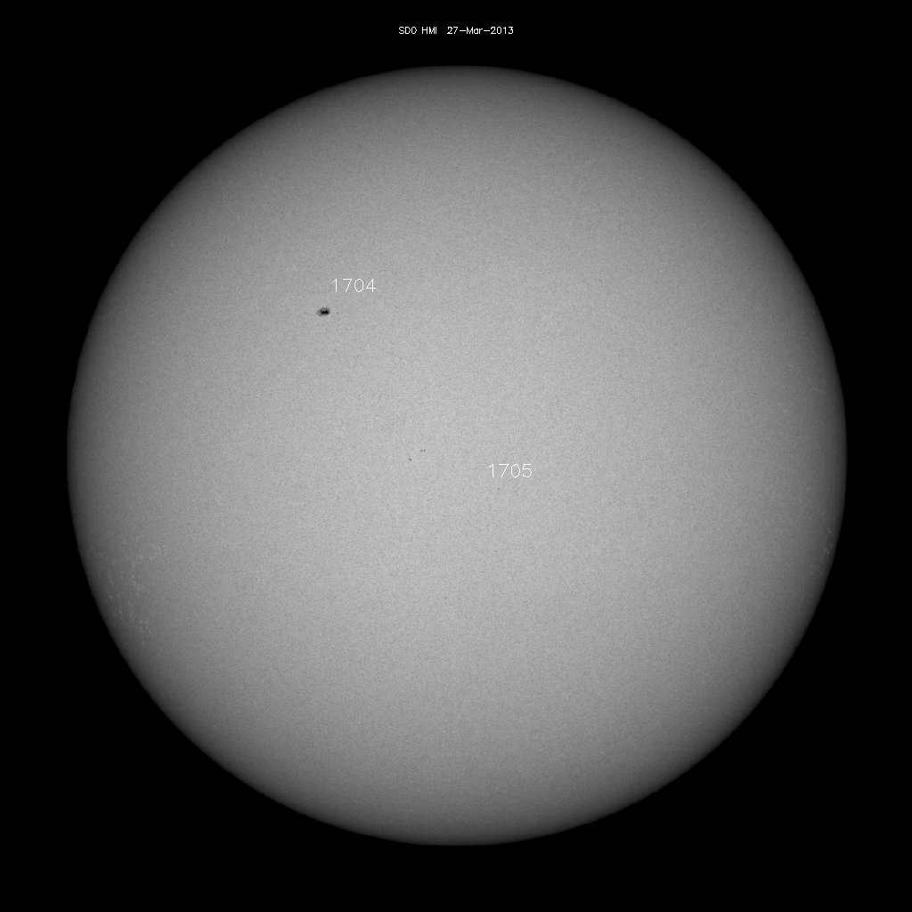 Sunspot regions