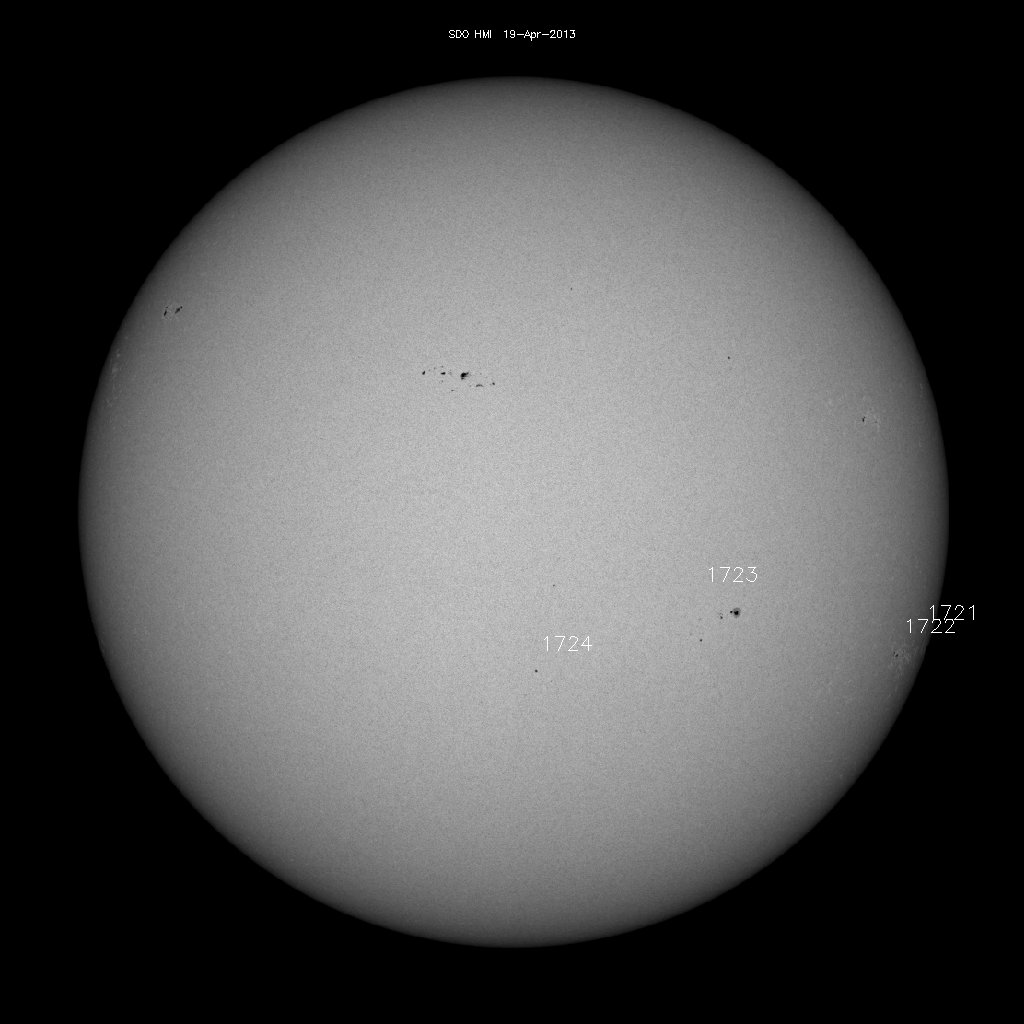 Sunspot regions