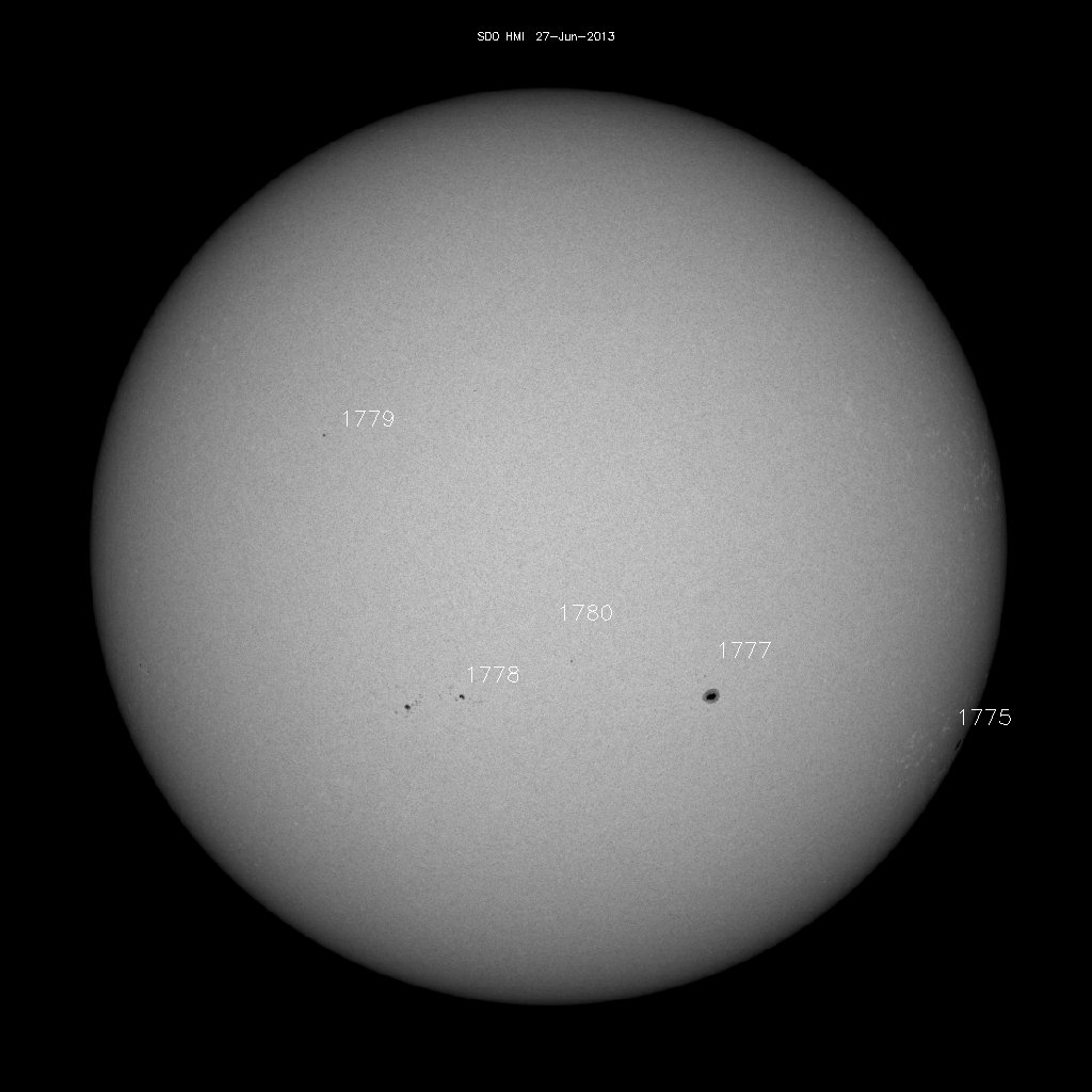 Sunspot regions