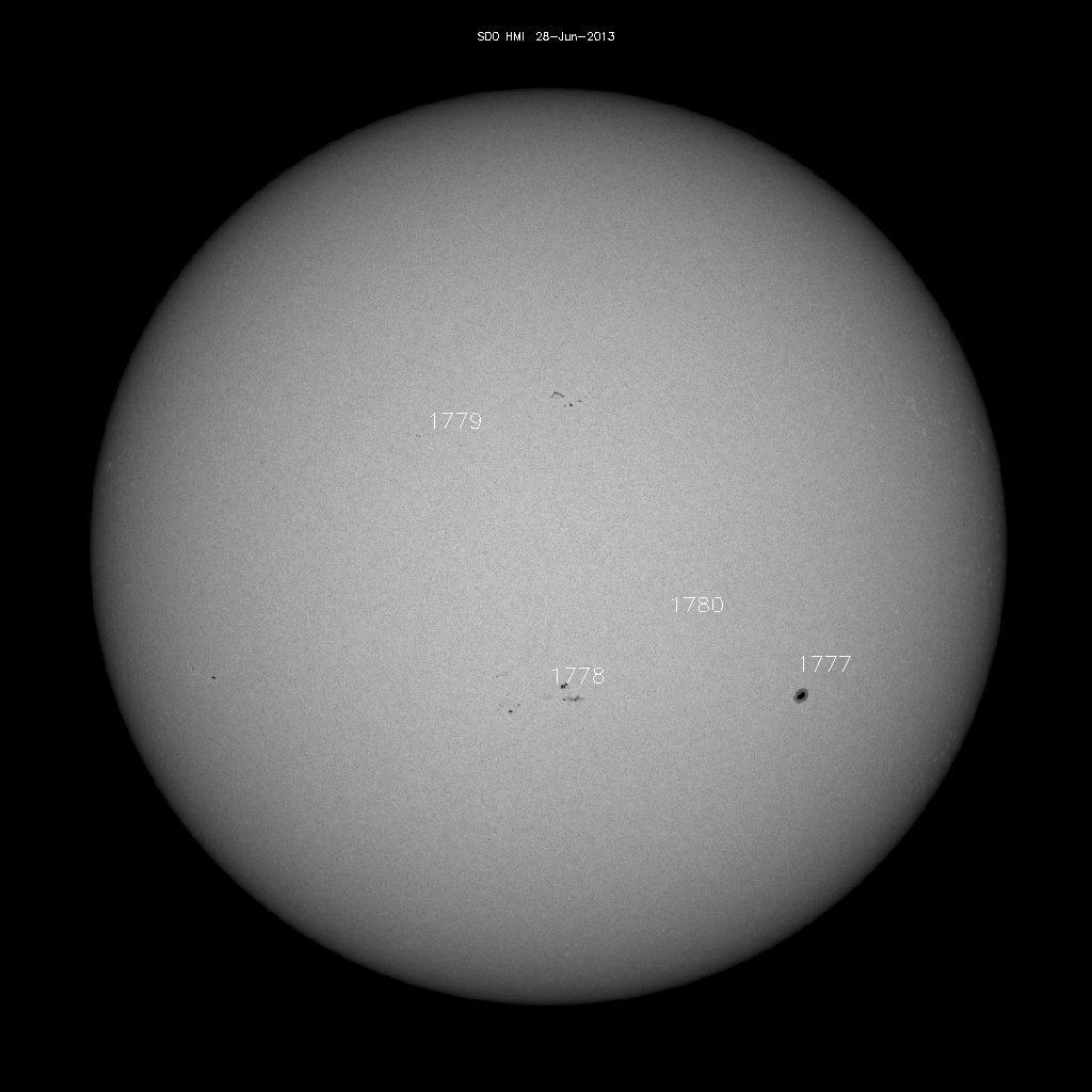 Sunspot regions