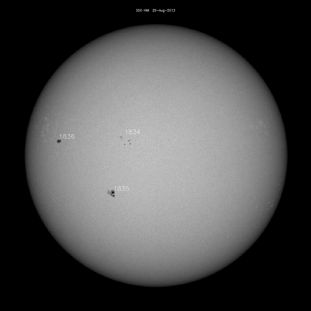 Sunspot regions