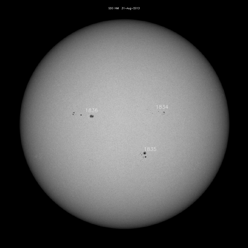 Sunspot regions