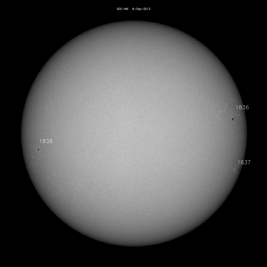 Sunspot regions