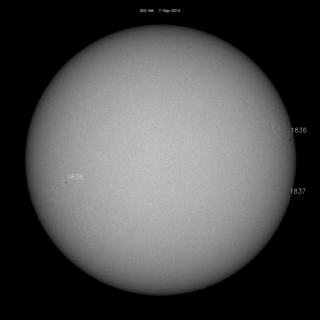 Sunspot regions