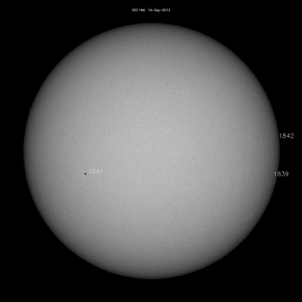 Sunspot regions