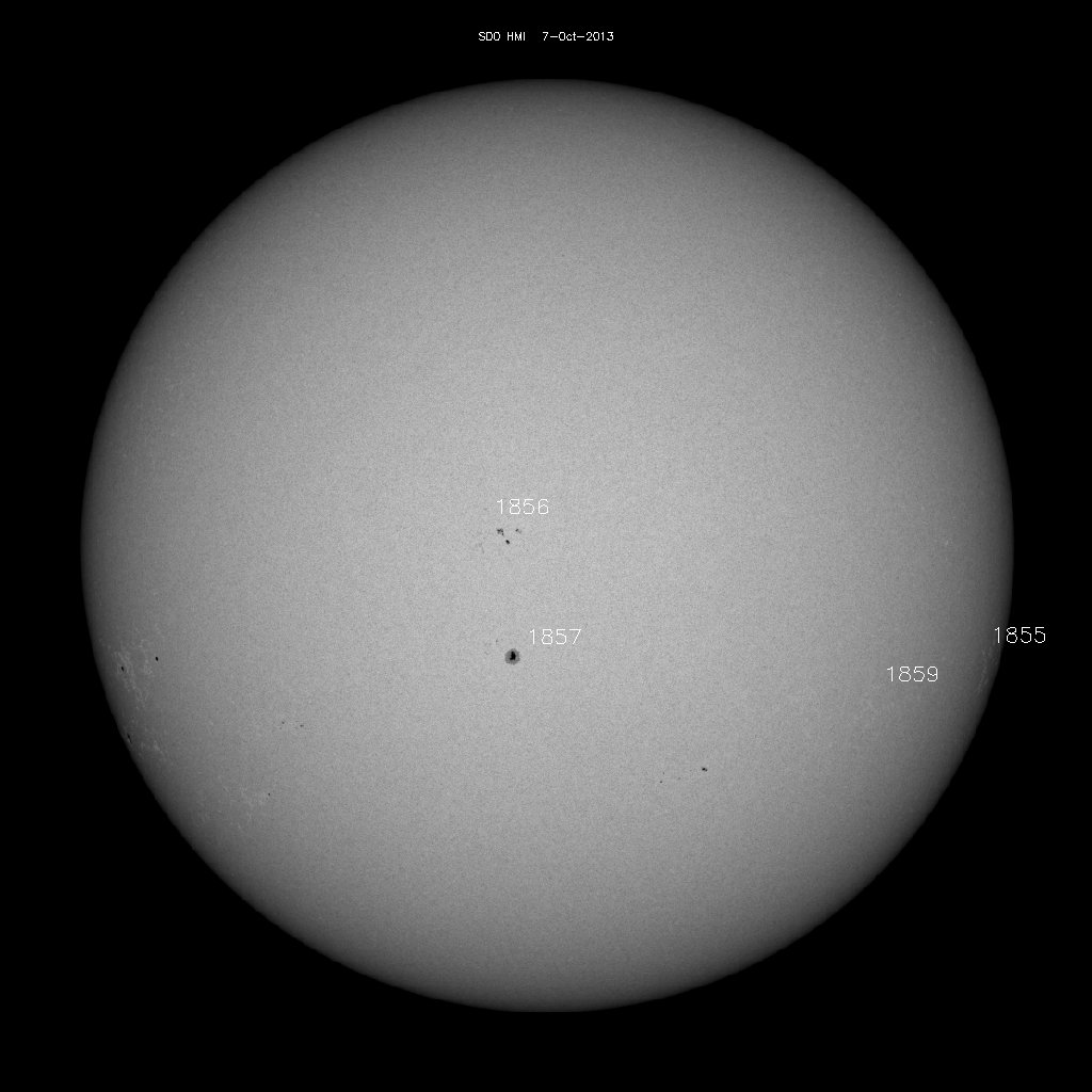 Sunspot regions