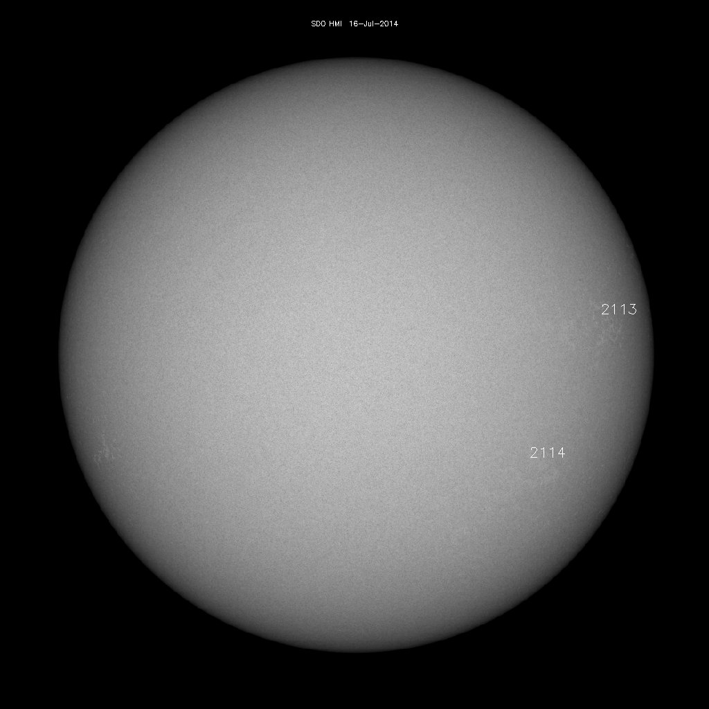 Sunspot regions