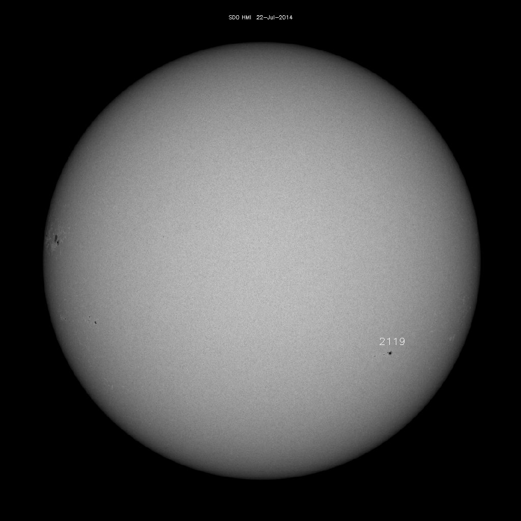 Sunspot regions