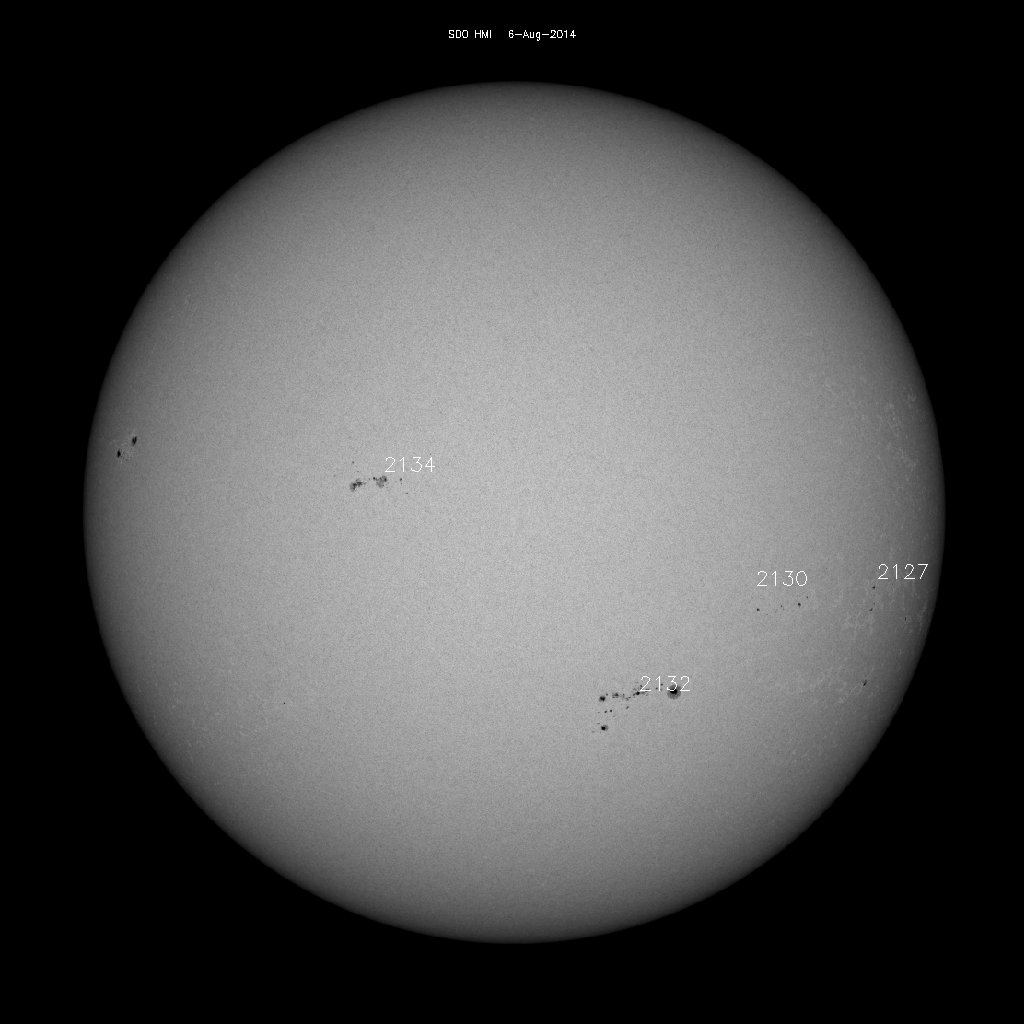 Sunspot regions