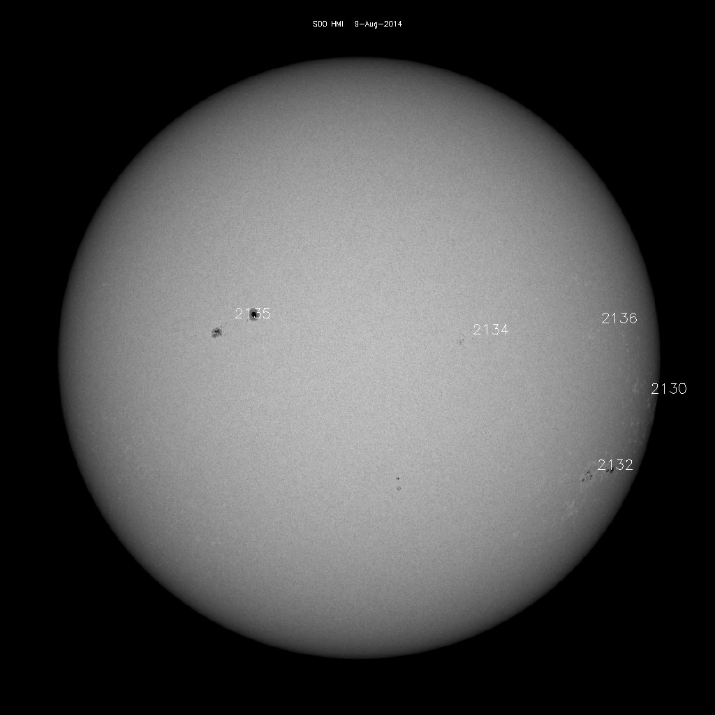 Sunspot regions