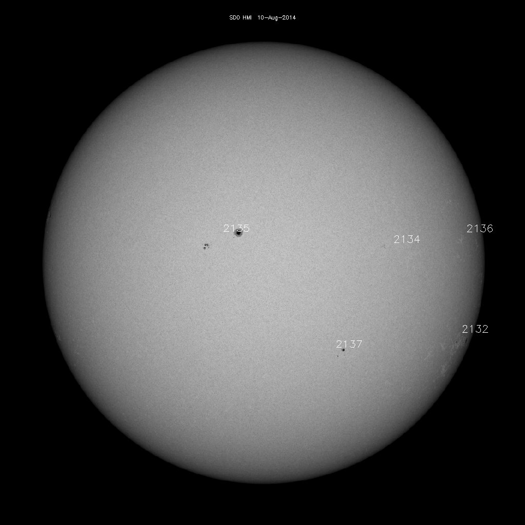 Sunspot regions