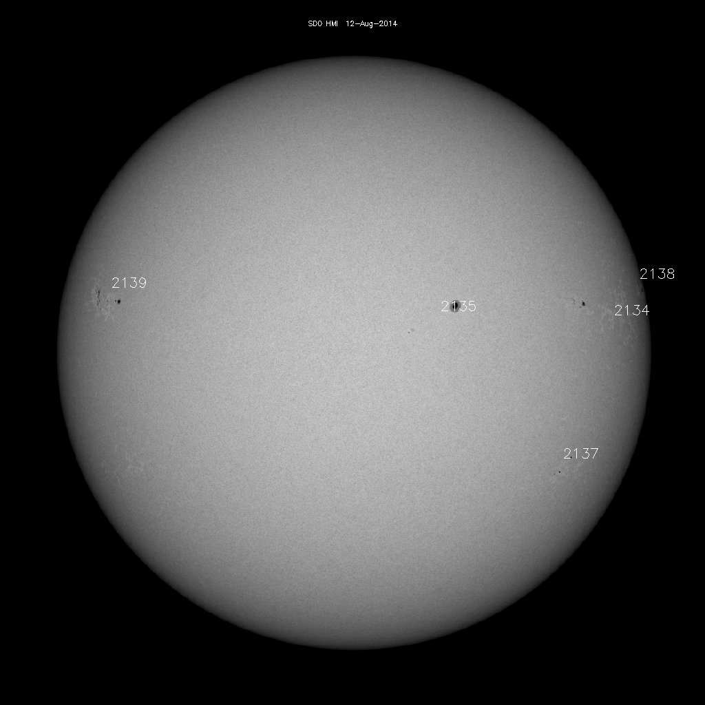 Sunspot regions