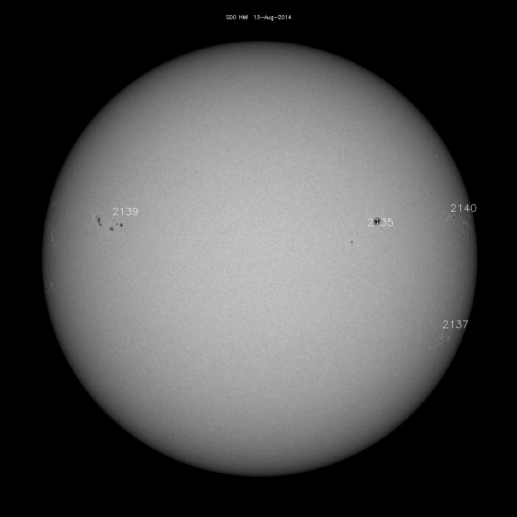 Sunspot regions