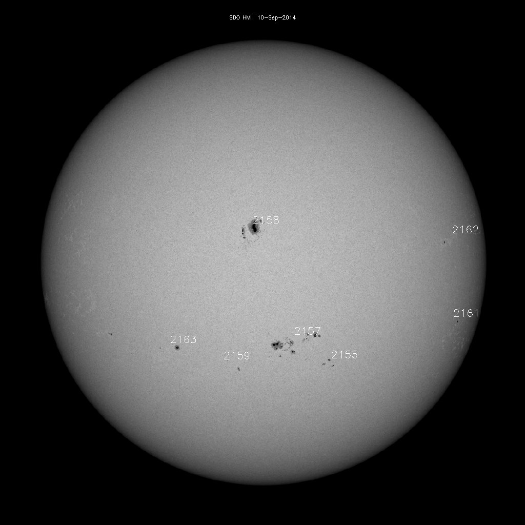 Sunspot regions