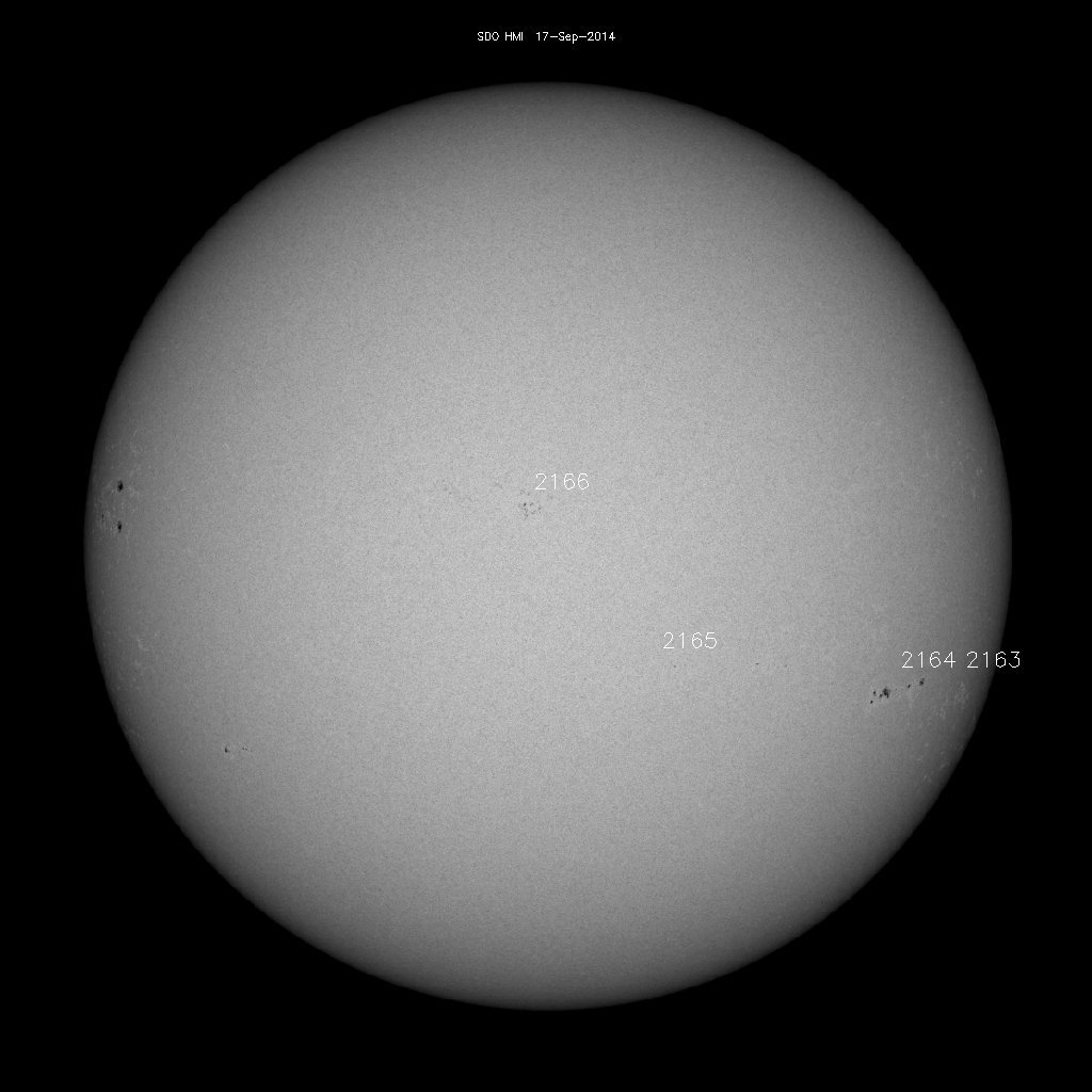 Sunspot regions