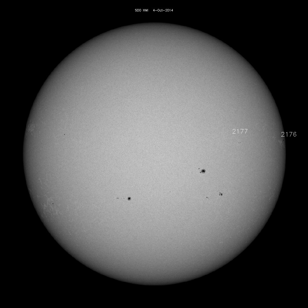 Sunspot regions