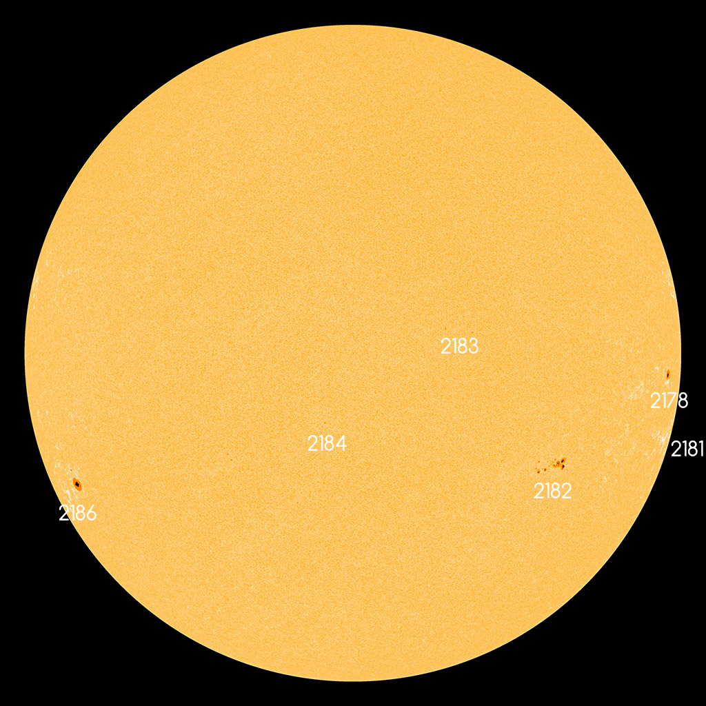 Sunspot regions