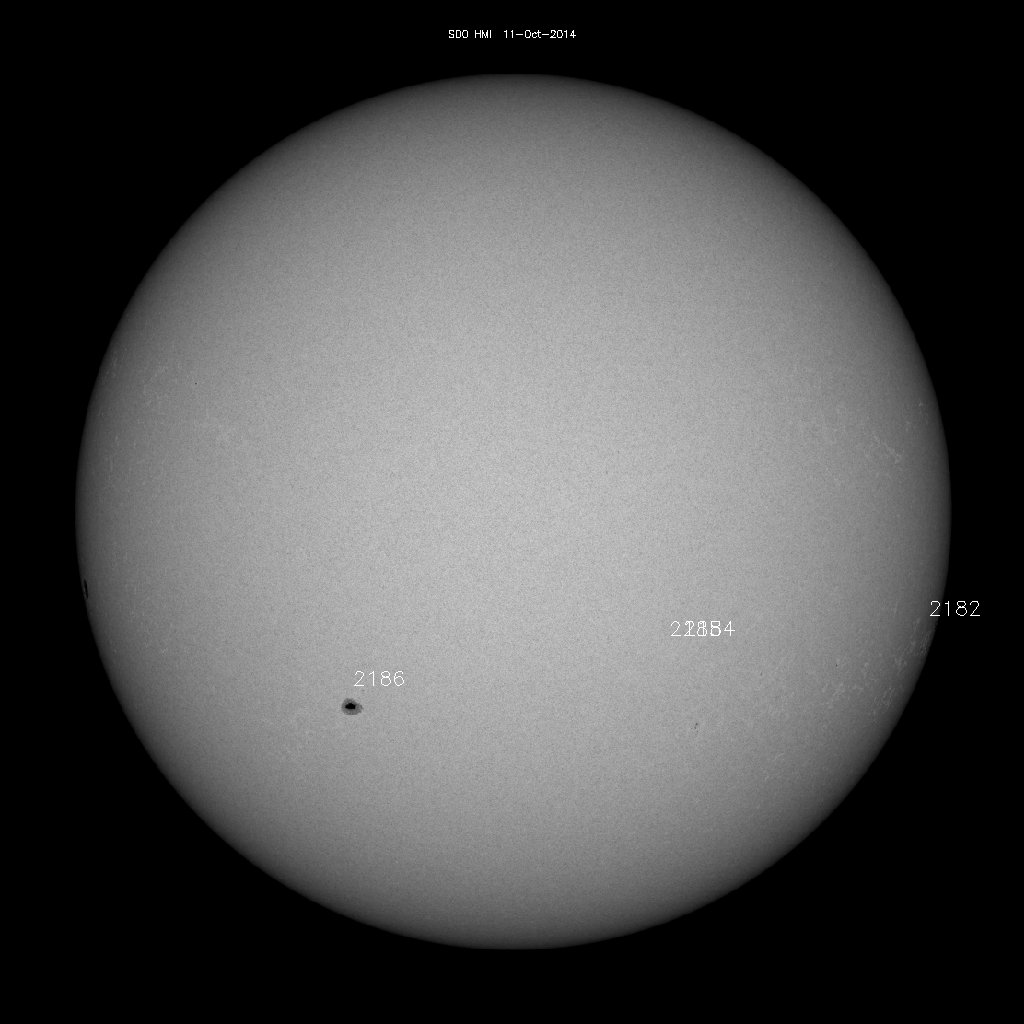 Sunspot regions