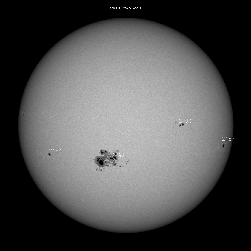 Sunspot regions