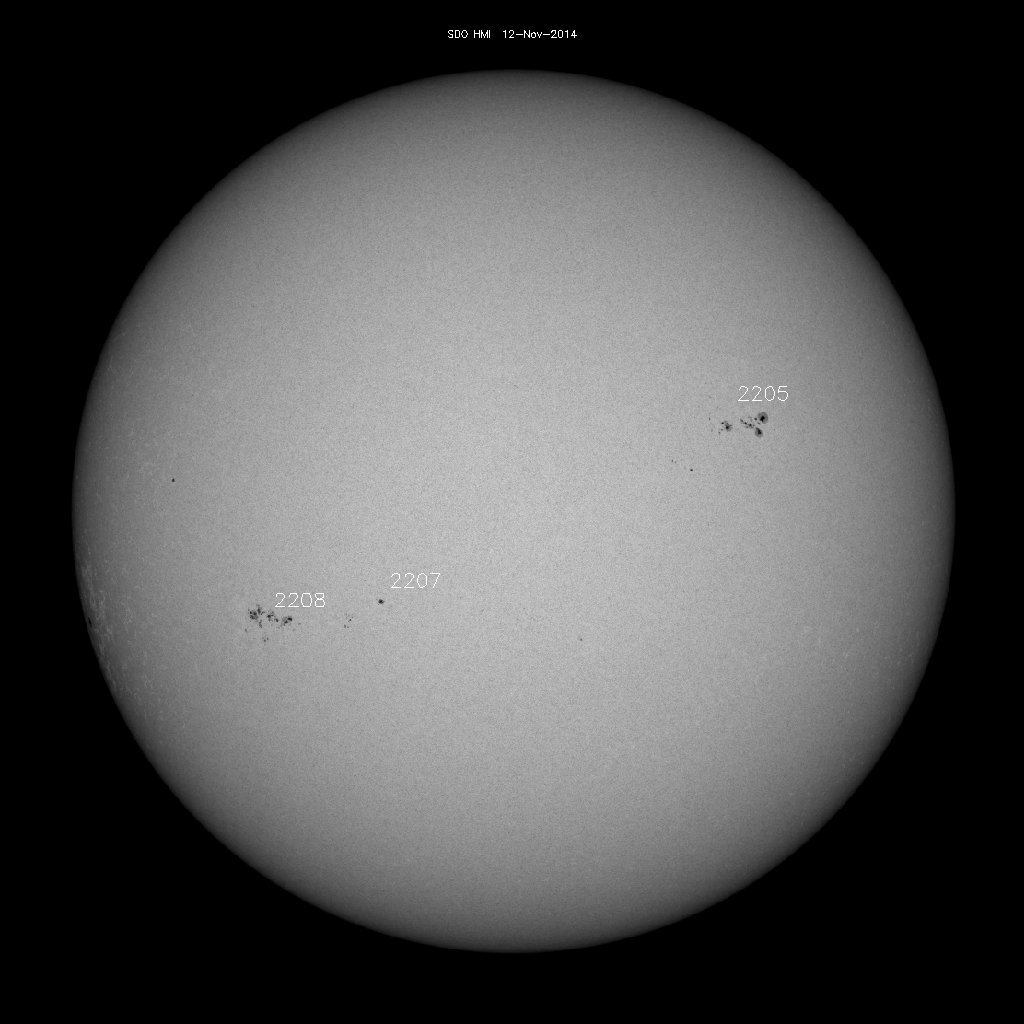 Sunspot regions