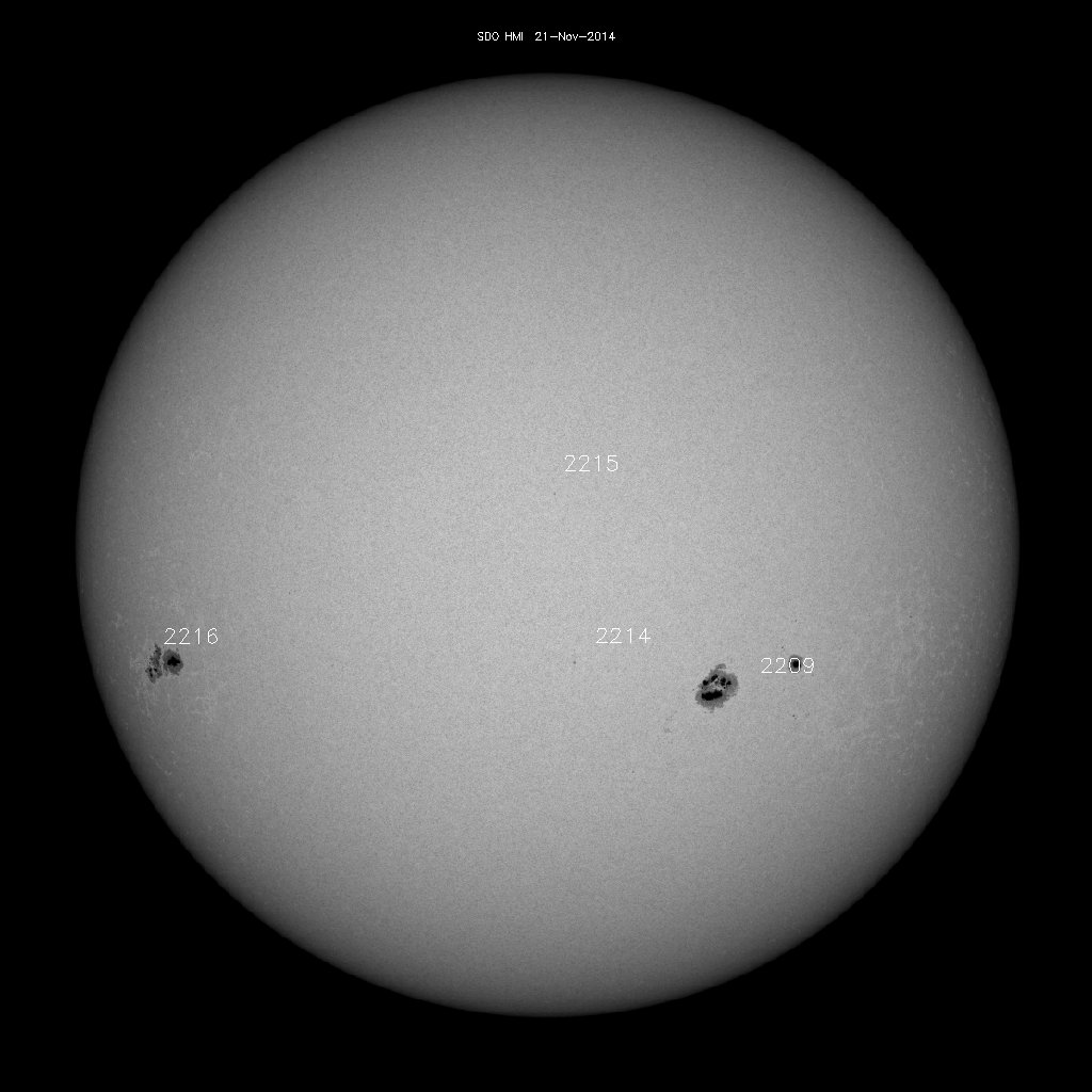 Sunspot regions