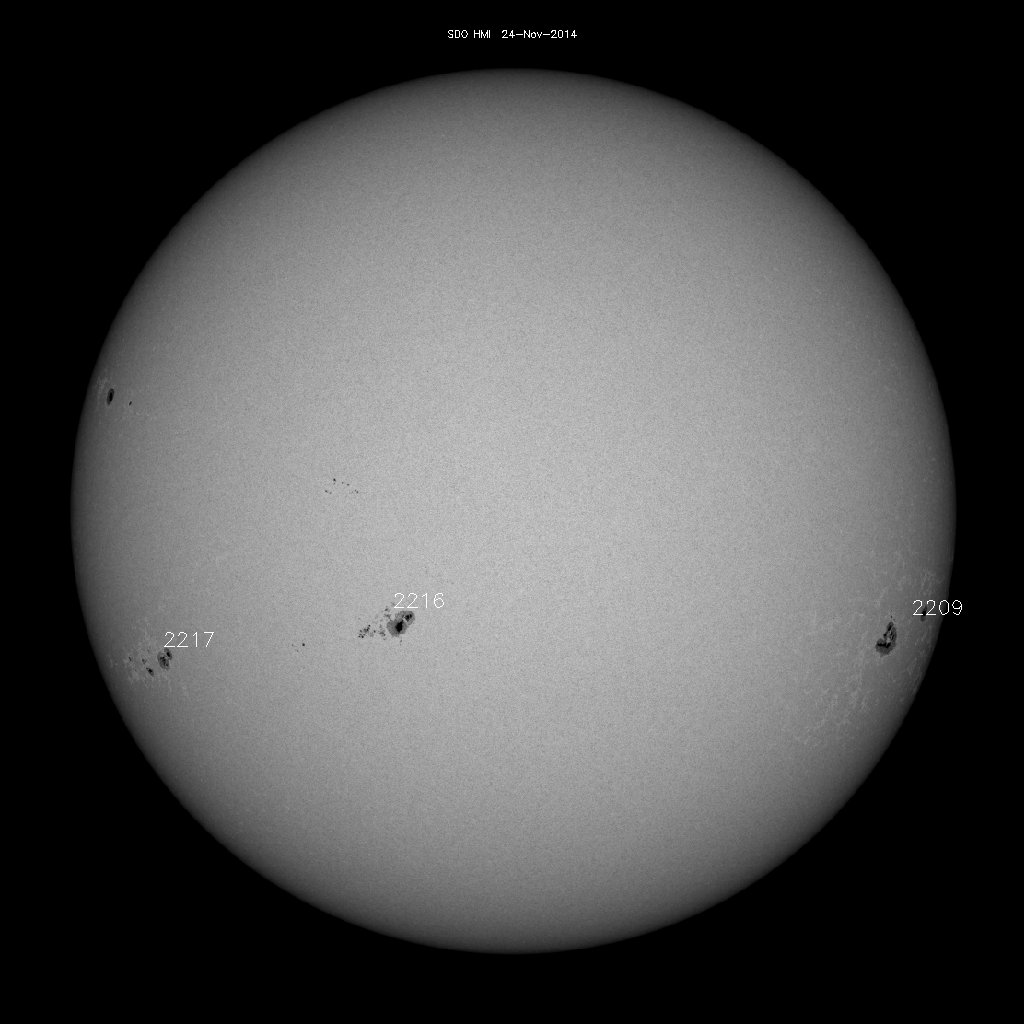 Sunspot regions