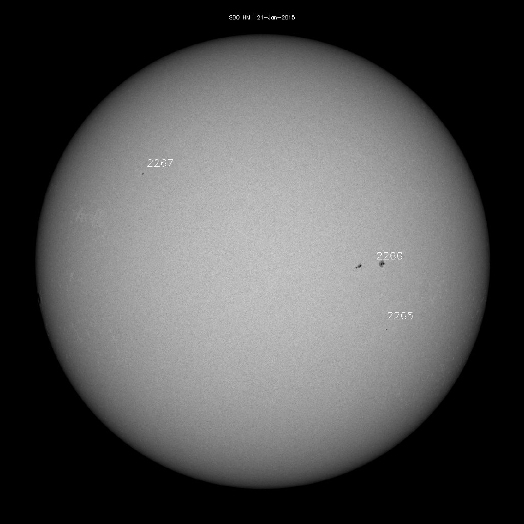 Sunspot regions