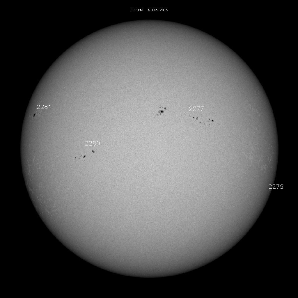 Sunspot regions