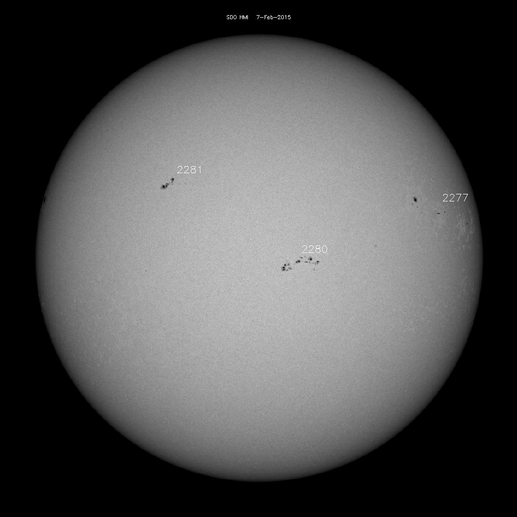 Sunspot regions