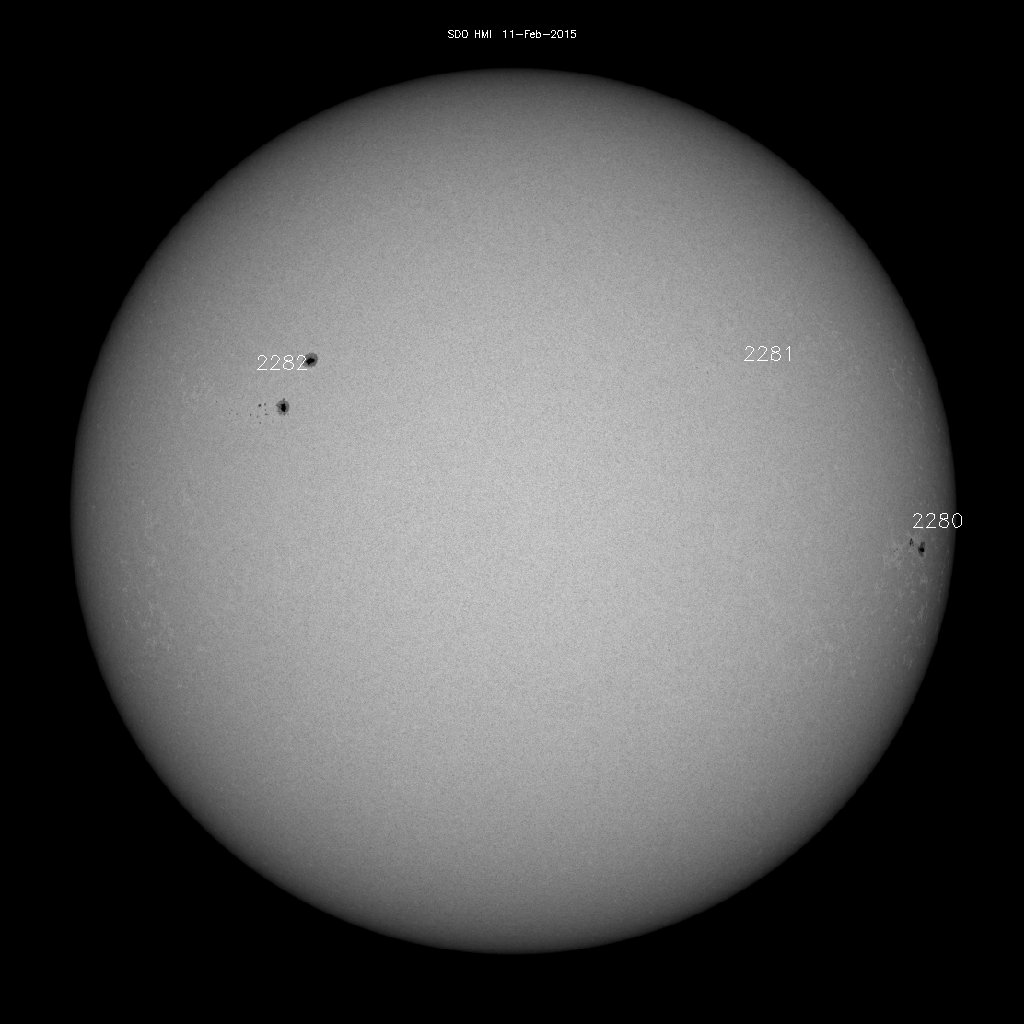 Sunspot regions