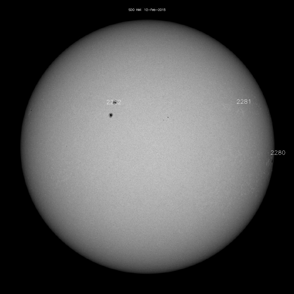 Sunspot regions