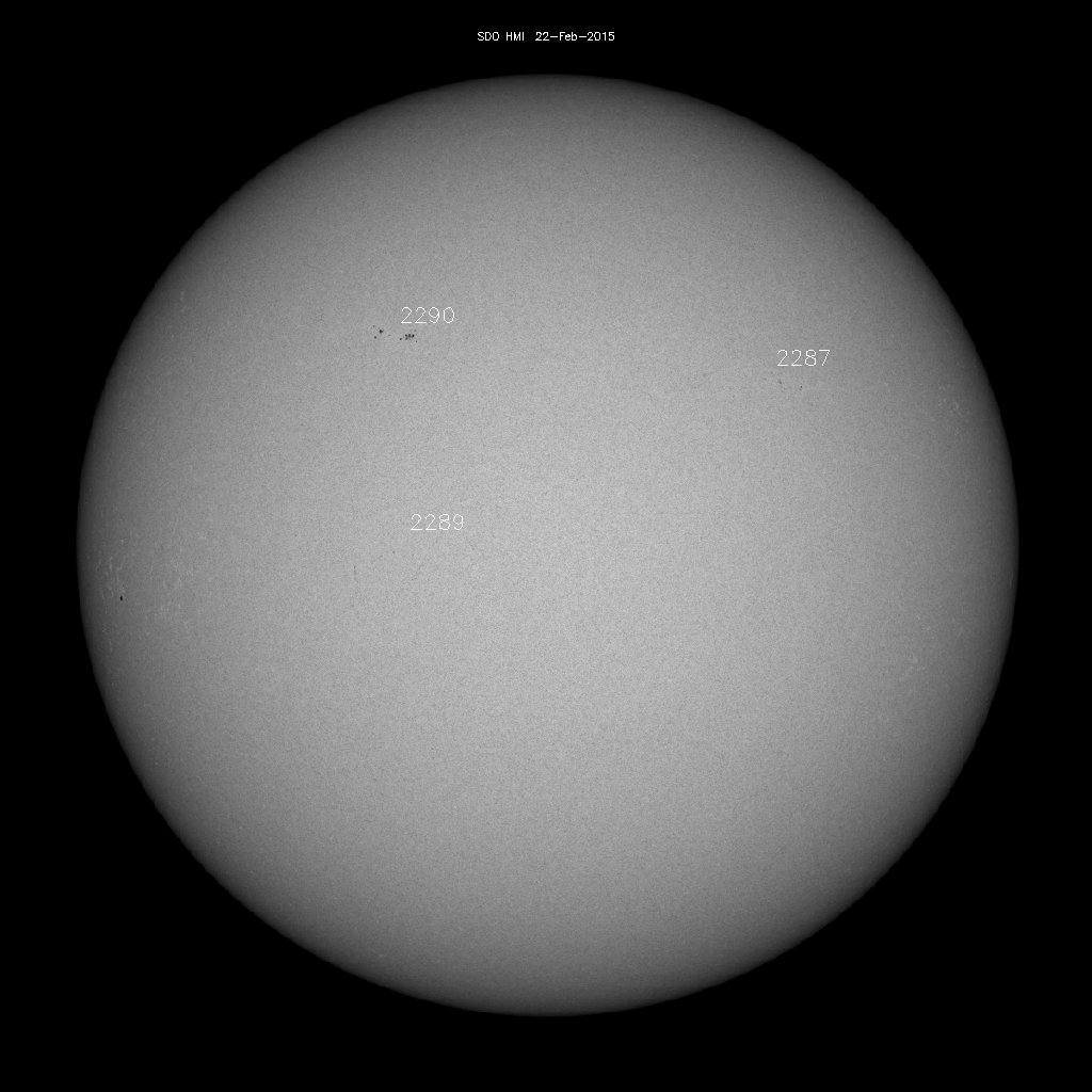 Sunspot regions