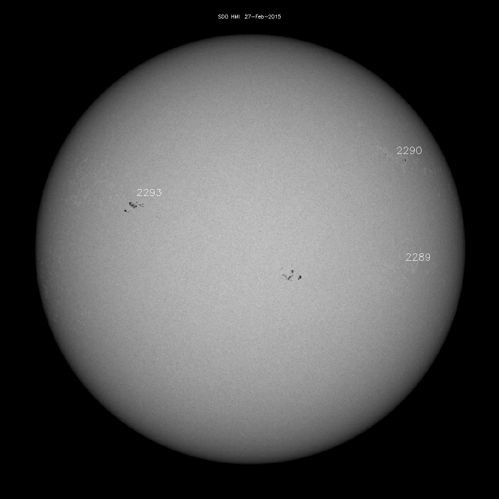 Sunspot regions