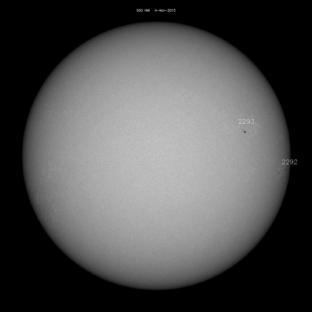 Sunspot regions