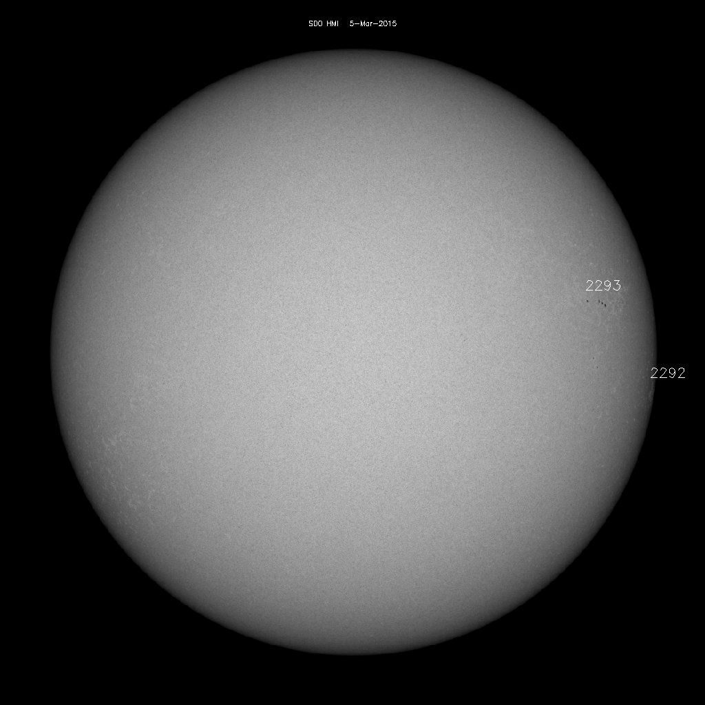 Sunspot regions