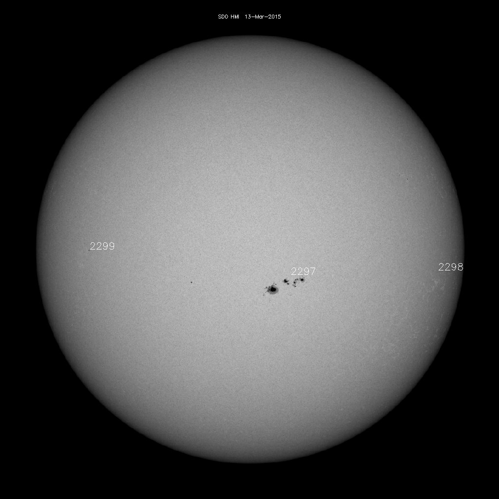 Sunspot regions