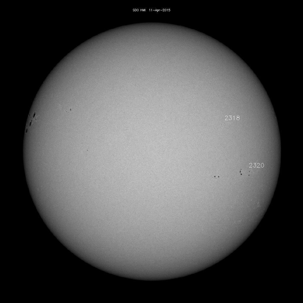 Sunspot regions