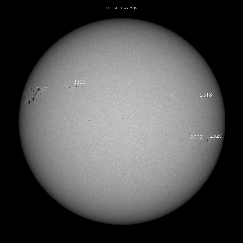 Sunspot regions