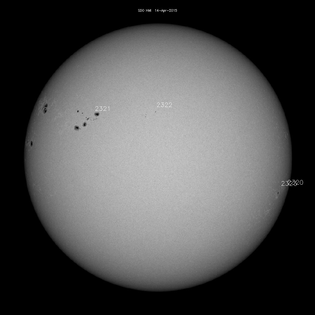 Sunspot regions