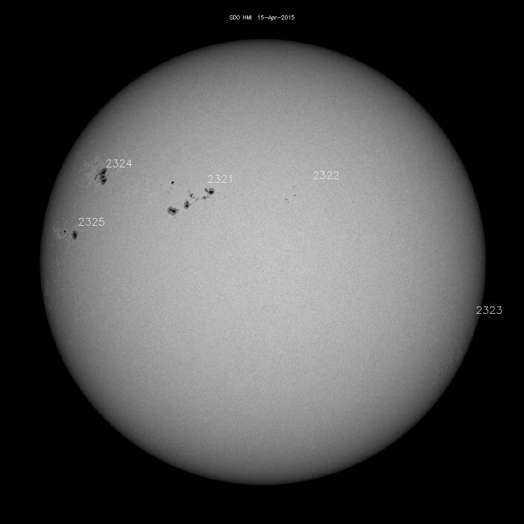 Sunspot regions