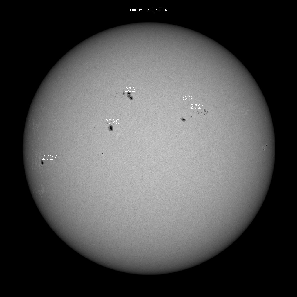 Sunspot regions