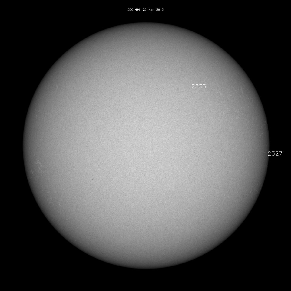 Sunspot regions