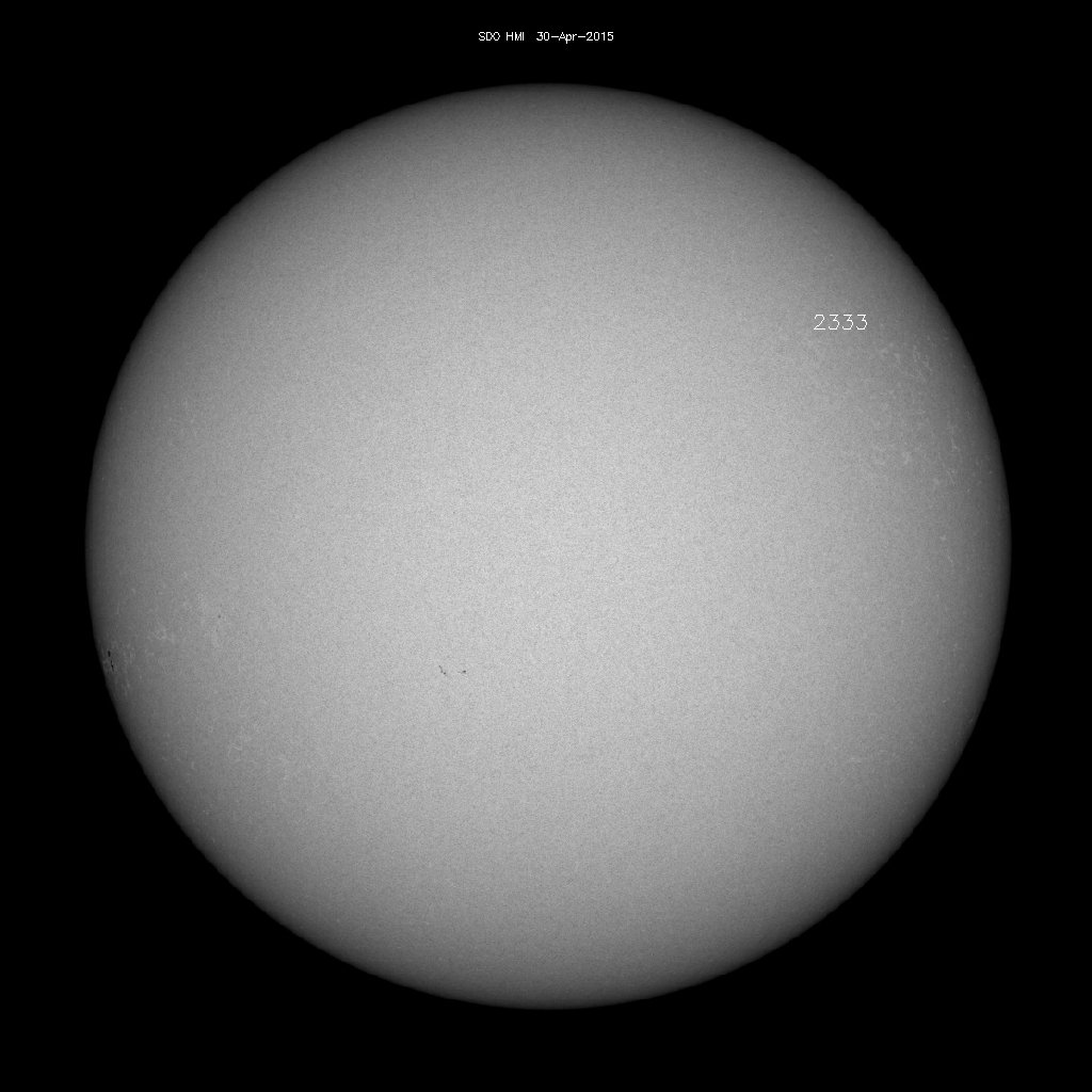 Sunspot regions