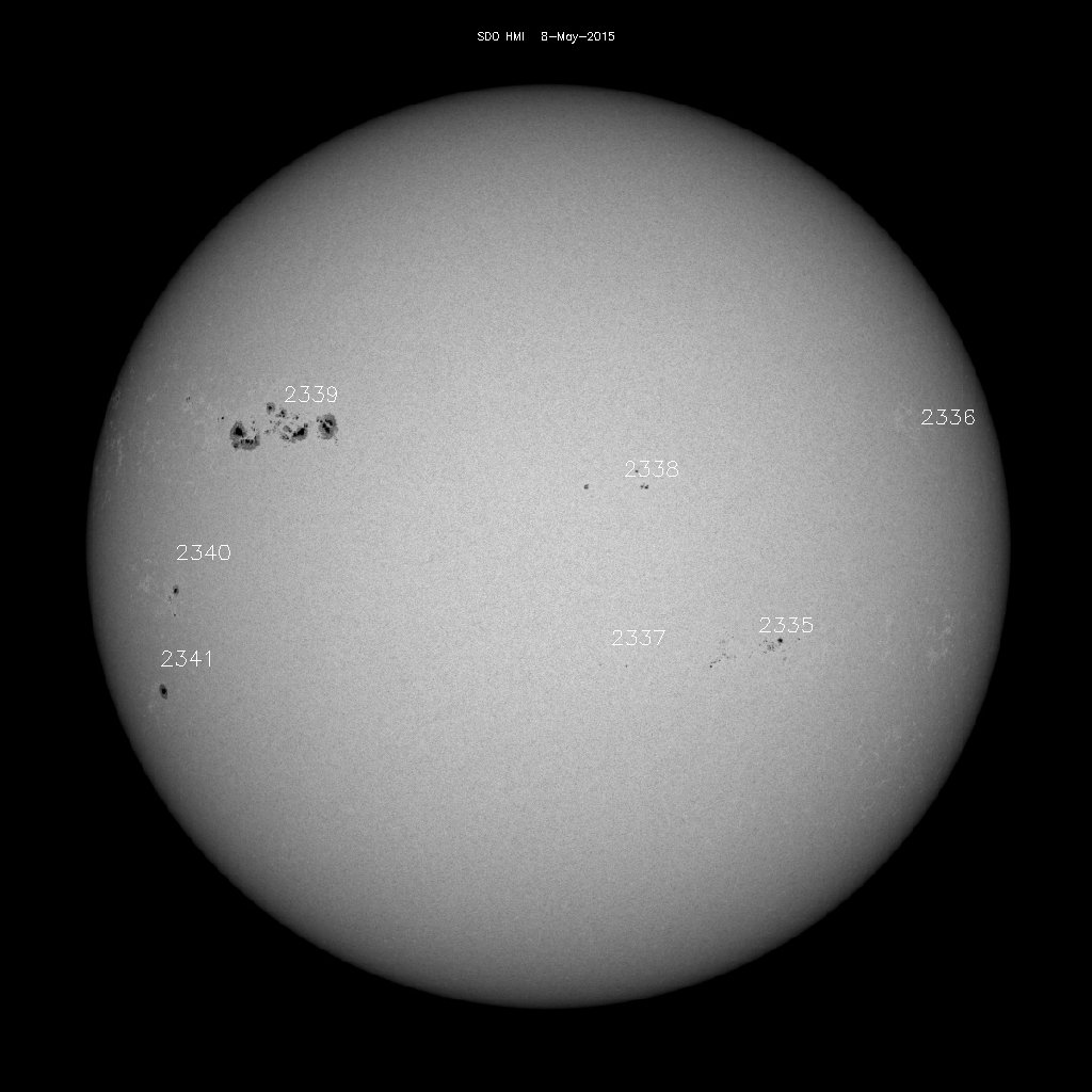 Sunspot regions