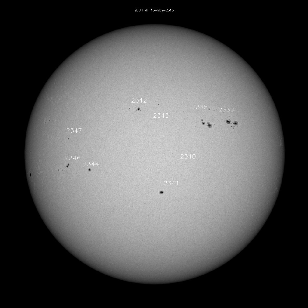 Sunspot regions