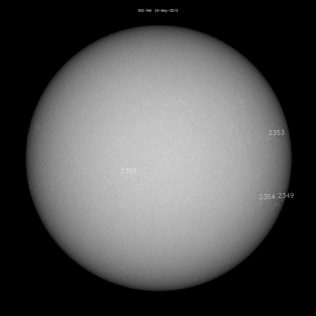 Sunspot regions